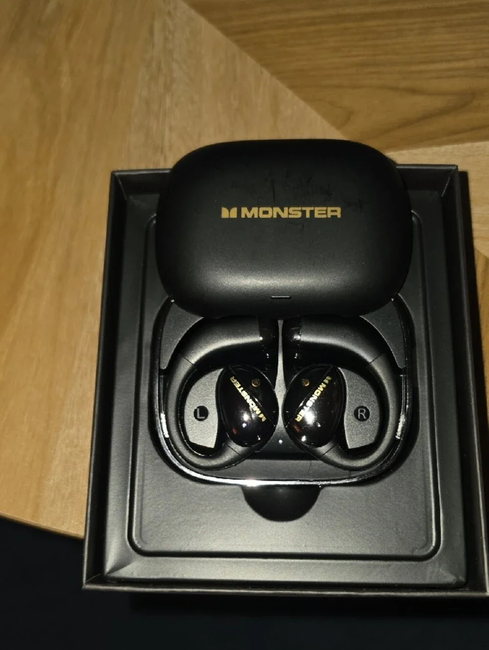 Open Ear AC520 Bluetooth Headphones - Black